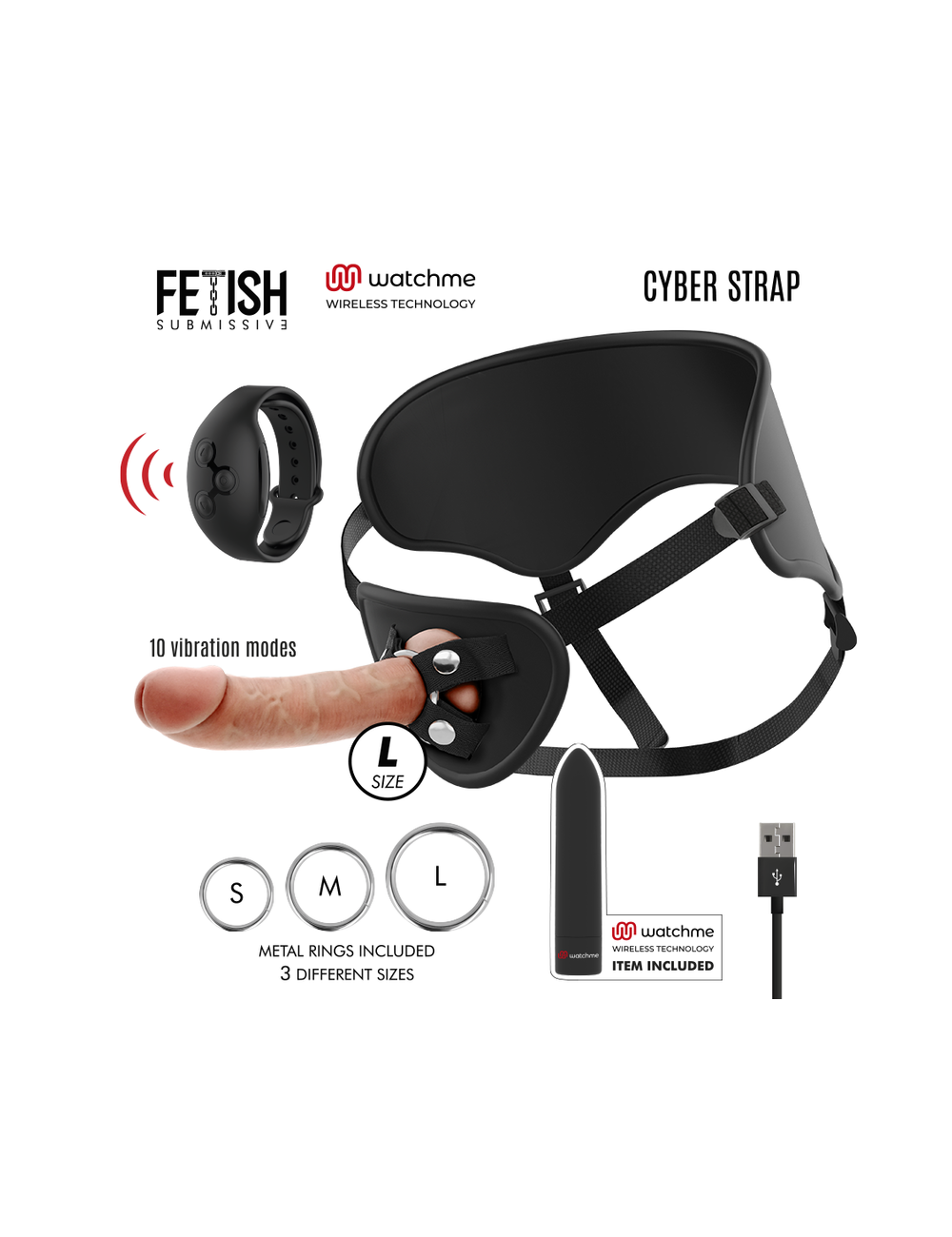 CYBER STRAP REMOTE CONTROL HARNESS AND VIBRATING BULLET WATCME TECHNOLOGY L CYBER STRAP REMOTE CONTROL HARNESS AND VIBRATING BULLET WATCME TECHNOLOGY L