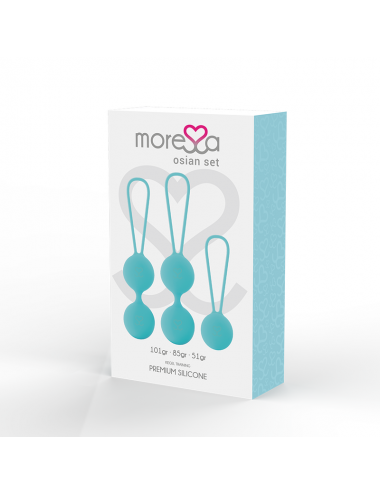 MORESSA OSIAN SET PREMIUM SILICONE TURQUOISE