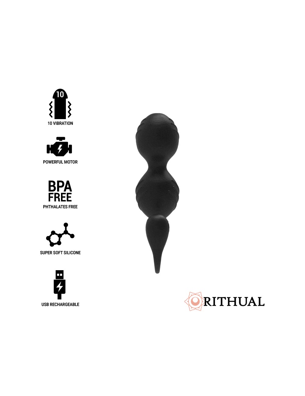 RITHUAL NISHA BOLAS KEGEL RECARGABLES VIBRADORAS NEGRO RITHUAL NISHA BOLAS KEGEL RECARGABLES VIBRADORAS NEGRO