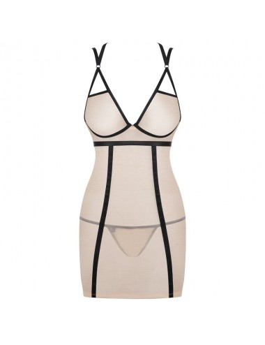 OBSESSIVE - NUDELIA CHEMISE S / M.