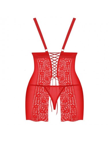 OBSESSIVE - BLOSSMINA CHEMISE UND TANGA 4XL/5XL