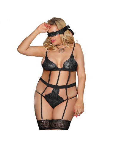 SUBBLIME QUEEN PLUS STRAPPY CORSET