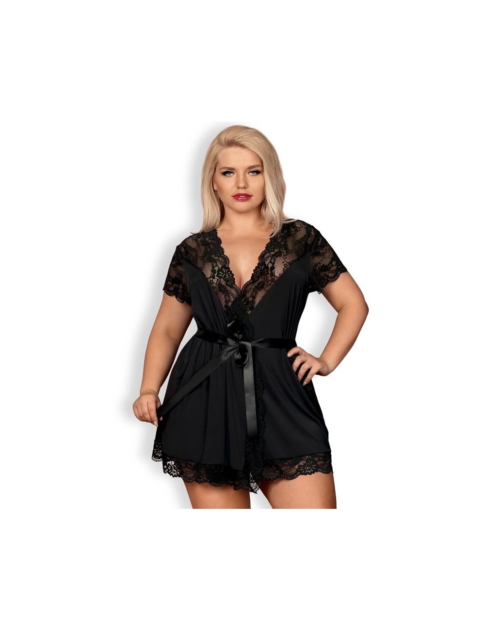 OBSESSIVE - 810-PEI-1 PEIGNOIR XXL OBSESSIVE - 810-PEI-1 PEIGNOIR XXL