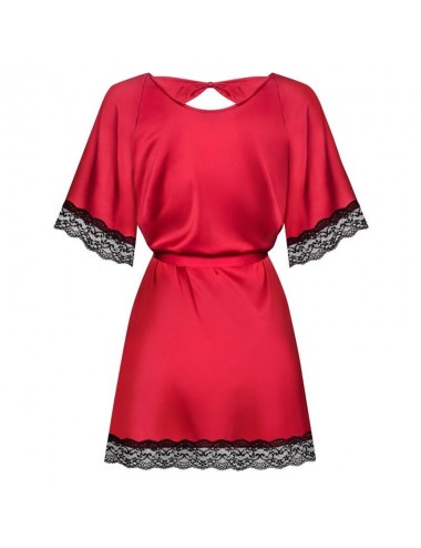 OBSESSIVE - SENSUELIA PEIGNOIR ROT S/M