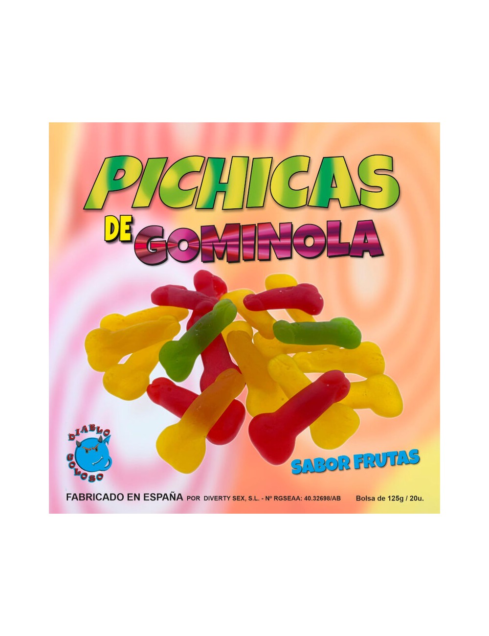DIABLO PICANTE - GUMMIGE PENISFRÜCHTE DIABLO PICANTE - GUMMIGE PENISFRÜCHTE