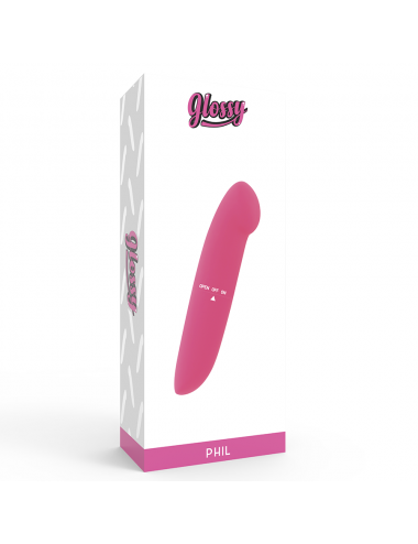 GLOSSY PHIL VIBRADOR ROSA