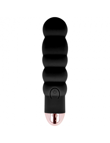 DOLCE VITA AUFLADBARER VIBRATOR SECHS SCHWARZ 7 GESCHWINDIGKEITEN