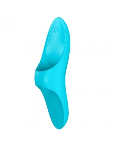 SATISFYER TEASER FINGERVIBRATOR - BLAUES LICHT