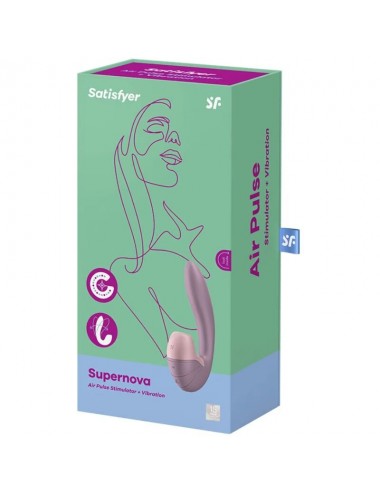 SATISFYER - SUPERNOVA LUFTPULSSTIMULATOR & VIBRATION ROSA