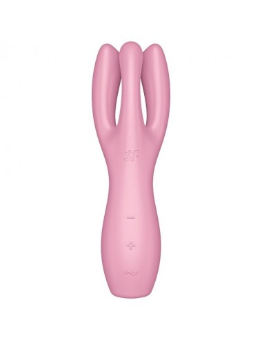SATISFYER THREESOME 3 VIBRATOR - ROSA