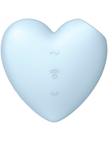 SATISFYER CUTIE HERZSTIMULATOR & VIBRATOR - BLAU