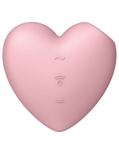 SATISFYER CUTIE HERZSTIMULATOR & VIBRATOR - PINK