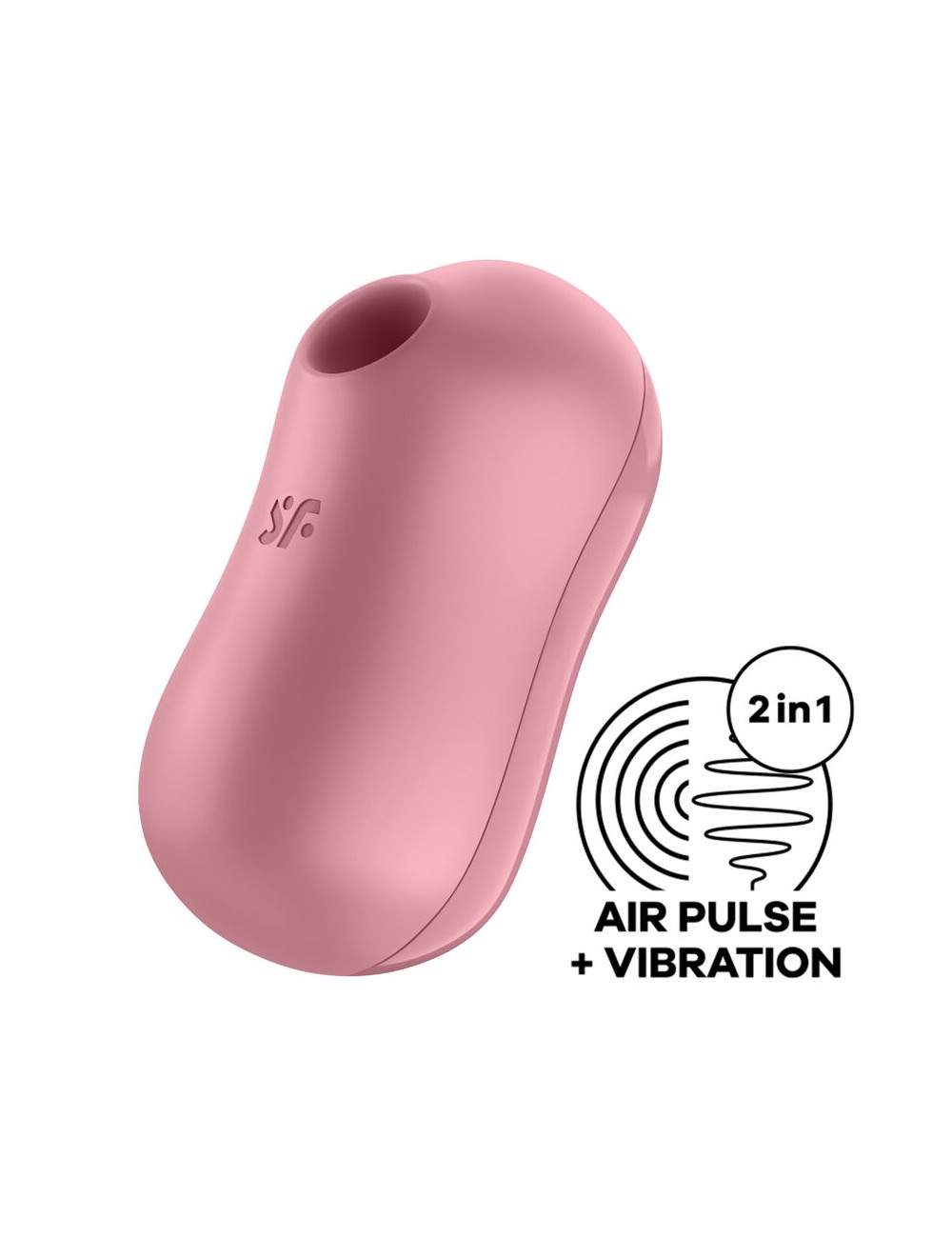 SATISFYER STIMULATOR & VIBRATOR ZUCKERWATTE - ROSA SATISFYER STIMULATOR & VIBRATOR ZUCKERWATTE - ROSA