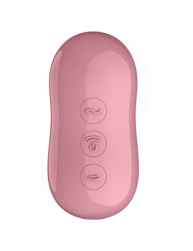 SATISFYER STIMULATOR & VIBRATOR ZUCKERWATTE - ROSA