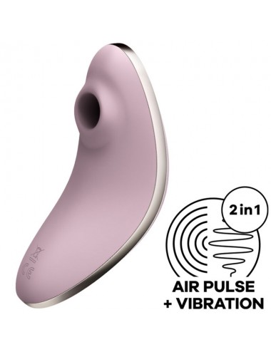 SATISFYER VULVA LOVER 1 AIR PULSE STIMULATOR & VIBRATOR - VIOLETT