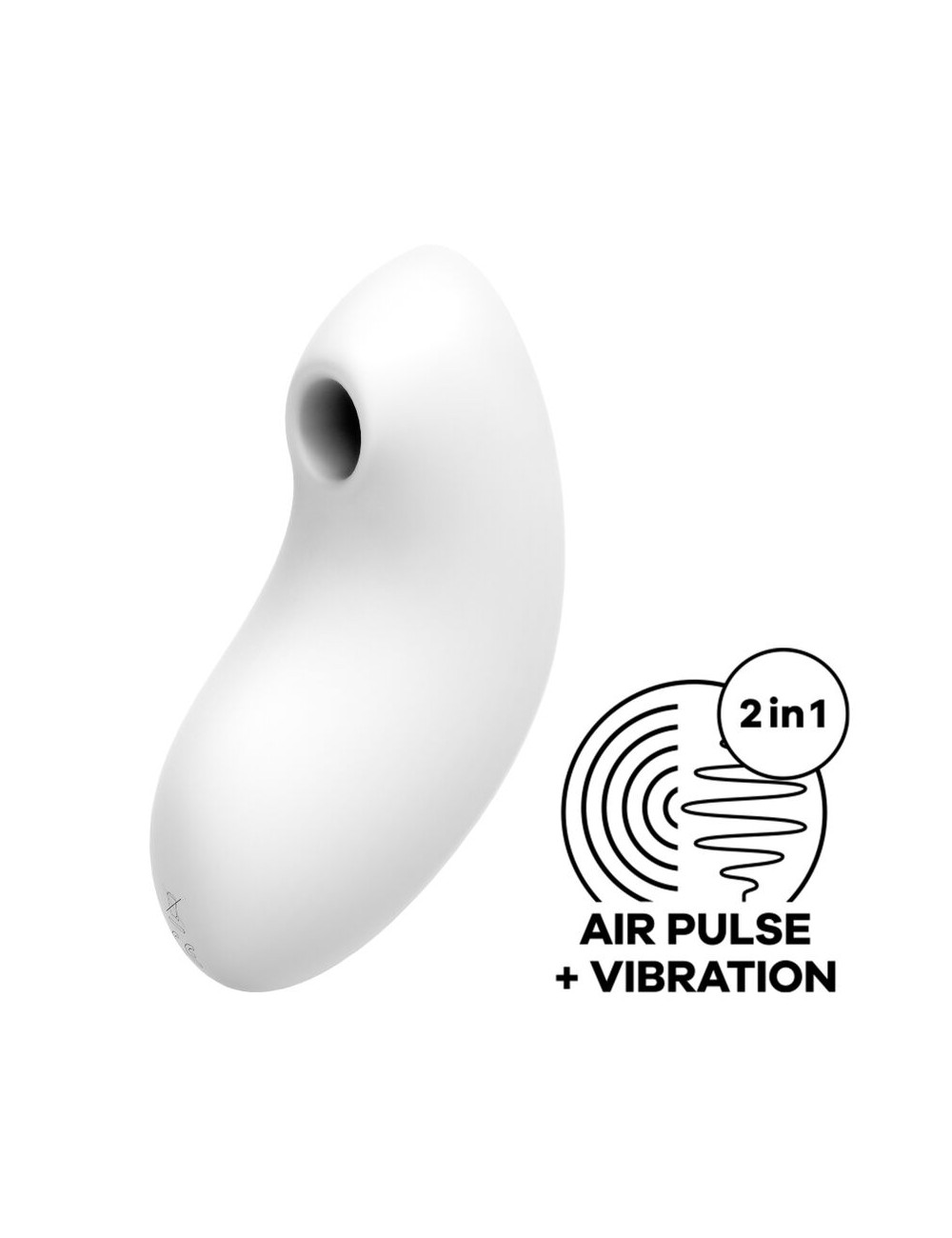 SATISFYER VULVA LOVER 2 AIR PULSE STIMULATOR & VIBRATOR ? WEISS SATISFYER VULVA LOVER 2 AIR PULSE STIMULATOR & VIBRATOR ? WEISS