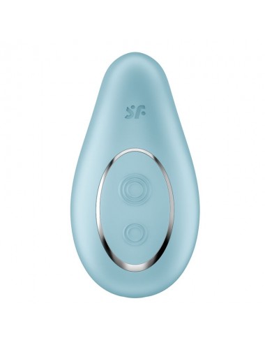 SATISFYER DIPPING DELIGHT AUFLEGVIBRATOR - BLAU