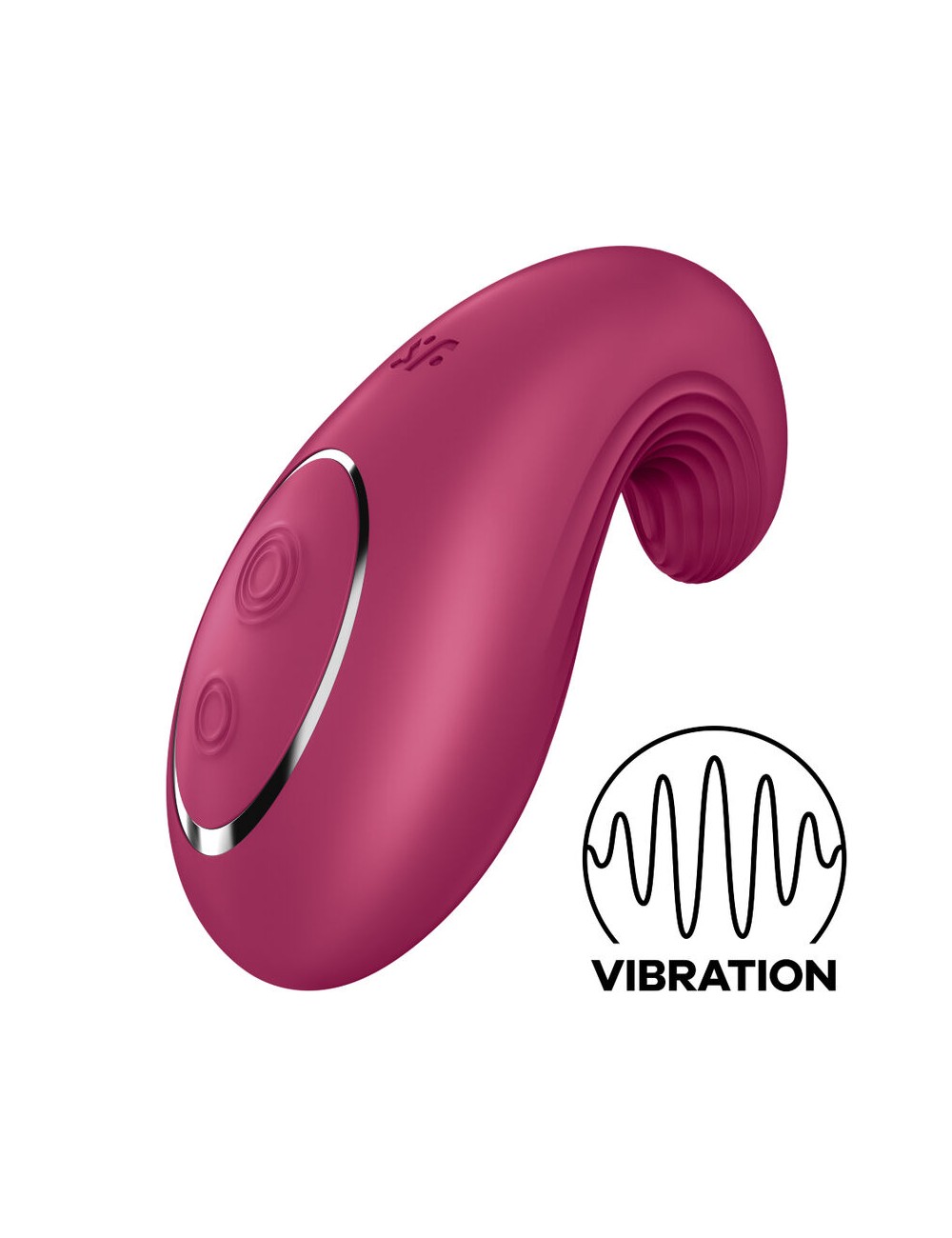 SATISFYER DIPPING DELIGHT AUFLEGVIBRATOR - ROT SATISFYER DIPPING DELIGHT AUFLEGVIBRATOR - ROT