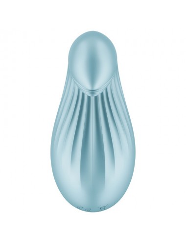 SATISFYER DIPPING DELIGHT AUFLEGVIBRATOR - BLAU