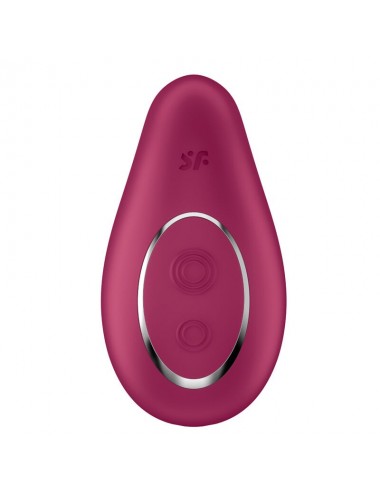 SATISFYER DIPPING DELIGHT AUFLEGVIBRATOR - ROT