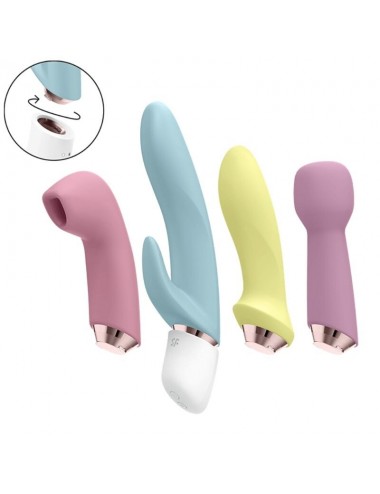 SATISFYER MARVELOUS FOUR - VIBRATOR & LUFTPULSSET