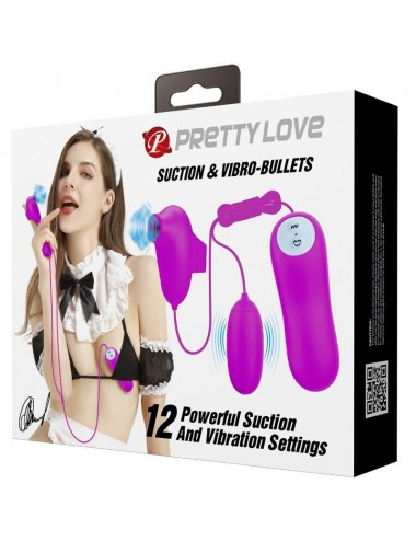 PRETTY LOVE - VIBRIERENDES BULLET UND SAUGNAPF