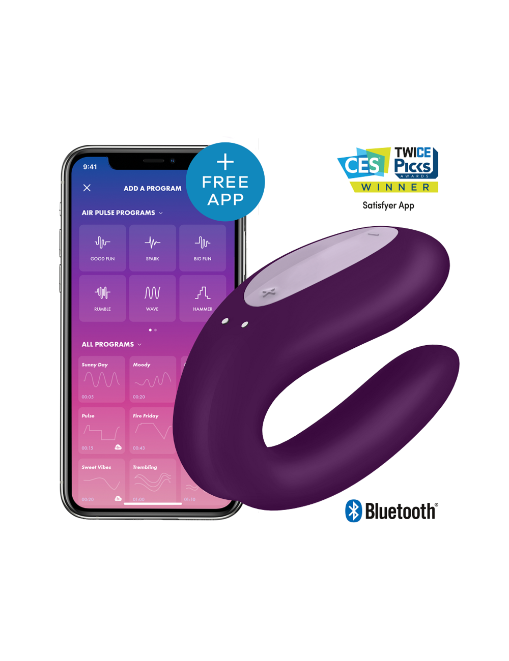 ZUFRIEDEN DOPPELTE FREUDE CON APP PURPLE ZUFRIEDEN DOPPELTE FREUDE CON APP PURPLE