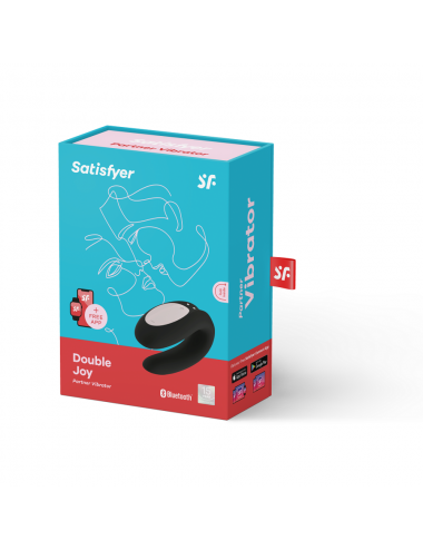 SATISFYER - DOUBLE JOY CON APP SCHWARZ