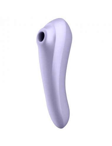 SATISFYER - DUAL PLEASURE AIR PULSE VIBRATOR MAUVE