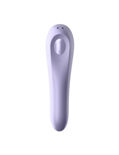 SATISFYER - DUAL PLEASURE AIR PULSE VIBRATOR MAUVE