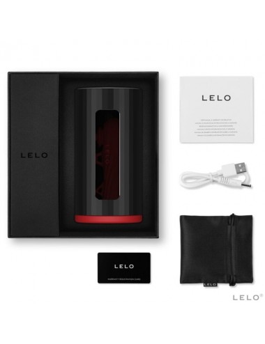 LELO - F1S V2 MASTURBATOR MIT SDK-TECHNOLOGIE ROT - SCHWARZ