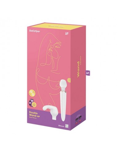 SATISFYER - DOUBLE WANDER APP WEISS