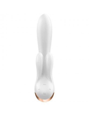 SATISFYER - DOUBLE FLEX VIBRATOR APP WEISS