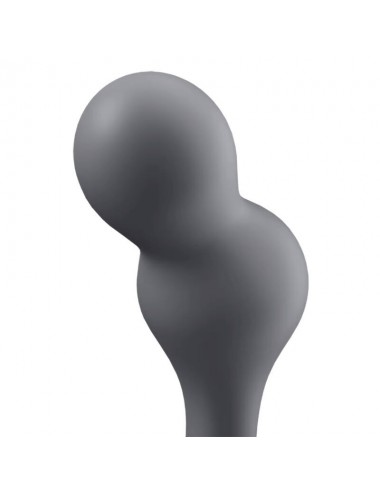 SATISFYER DEEP DIVER VIBRATING PLUG APP - GREY