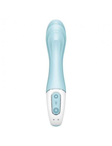 SATISFYER - AIR PUMP VIBRATOR 5+ AUFBLASBARE G-SPOT-VIBRATOR-APP BLAU