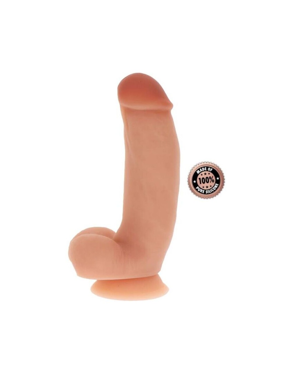 GET REAL - SILIKON DILDO 18 CM MIT BÄLLEN HAUT GET REAL - SILIKON DILDO 18 CM MIT BÄLLEN HAUT