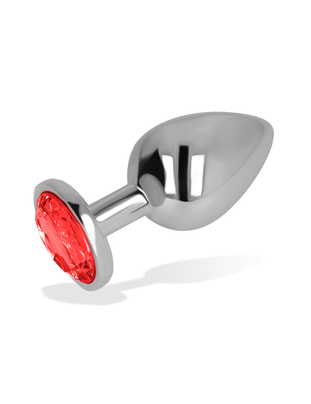 OHMAMA ANAL PLUG METAL RED 8 CM