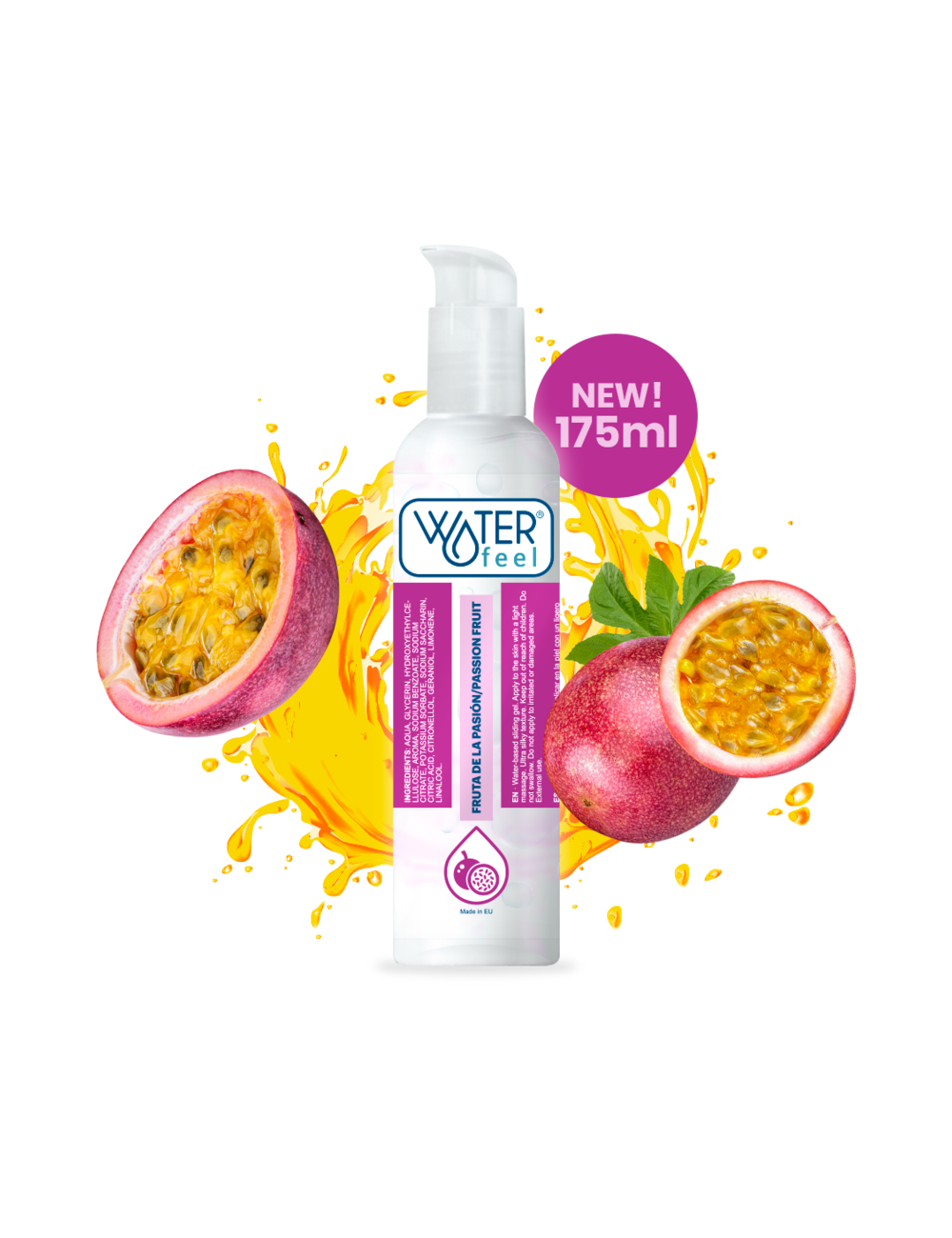 WATERFEEL SCHMIERMITTEL AUF WASSERBASIS PASSIONSFRUCHT 175 ML