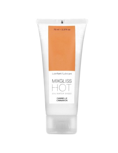 MIXGLISS LUBRICANT HEAT EFFECT CINNAMON FLAVOUR 70ML