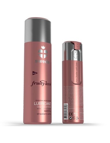 SWEDE -FRUITY LOVE LUBRICANTE FRESAS CON CHAMPAGNE 100 ML