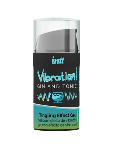 INTT ? KRAFTVOLLES INTIM-STIMULIERENDES FLÜSSIGES VIBRATIONSGEL GIN & TONIC 15 ml