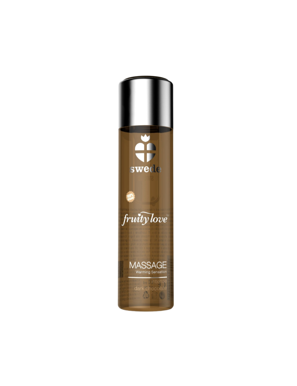 SWEDE FRUITY LOVE MASSAGEÖL MIT WÄRMENDEM EFFEKT INTENSIVE DUNKLE SCHOKOLADE 120 ML. SWEDE FRUITY LOVE MASSAGEÖL MIT WÄRMENDEM EFFEKT INTENSIVE DUNKLE SCHOKOLADE 120 ML.