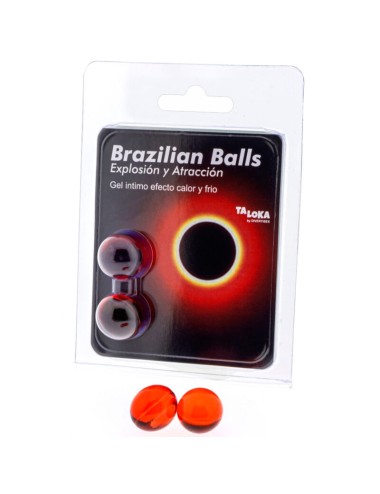 TALOKA - 2 BRASILIANISCHE KUGELN HOT & COLD EFFECT AUFREGENDES GEL