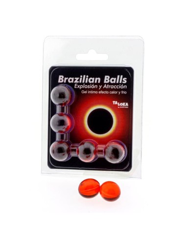 TALOKA - 5 BRASILIANISCHE BÄLLE HOT & COLD EFFECT AUFREGENDES GEL