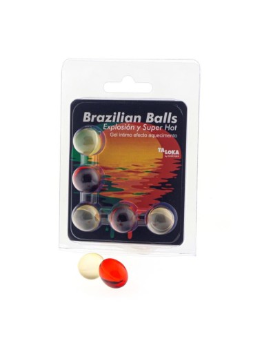 TALOKA - 5 BRASILIANISCHE BÄLLE SUPER HOT EFFECT AUFREGENDES GEL