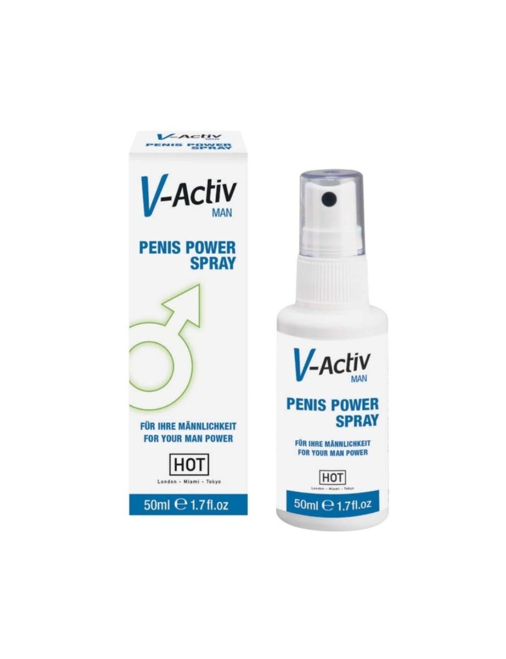 HEISS - V-ACTIV PENIS POWER SPRAY MÄNNER 50ML