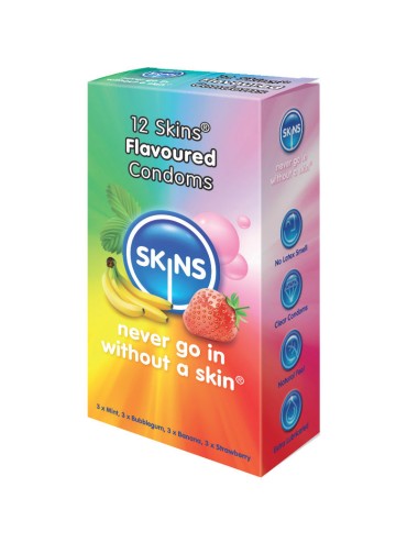 SKINS CONDOM FLAVOURS 12 PACK