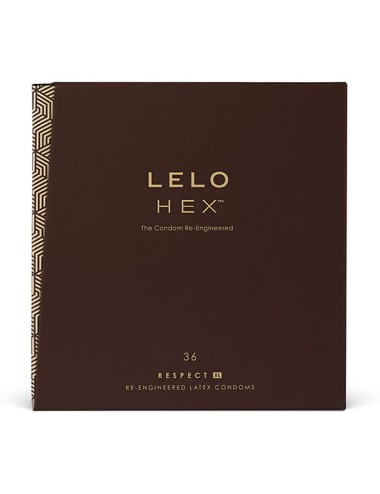 LELO HEX CONDOMS RESPECT XL 36 PACK