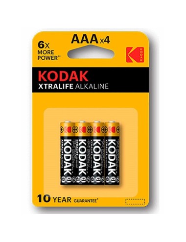 KODAK XTRALIFE ALKALINE BATTERIE AAA LR03 BLISTER * 4