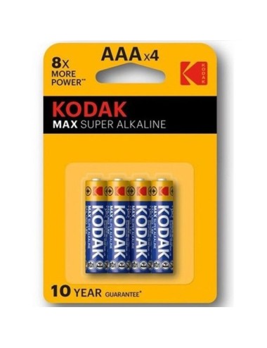 KODAK MAX SUPER ALKALINE BATTERIE AAA LR03 BLISTER * 4